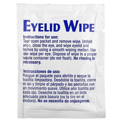 Flent, eyelid wipes, 30 wipes