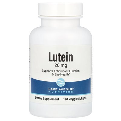 Lake Avenue Nutrition, Lutein, 20 mg, 120 warzyw miękkich