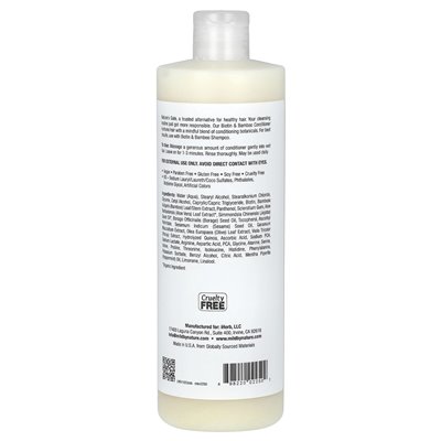 Mild z Natury, (Nature's Gate), Biotyna i Bamboo Odżywka do cienkich włosów, 16 Oz (473 ml)