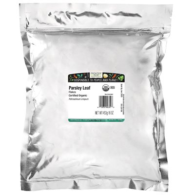 Frontier Co-Op, Organic Parsley Leaf Flakes, 16 uncji (453 g)
