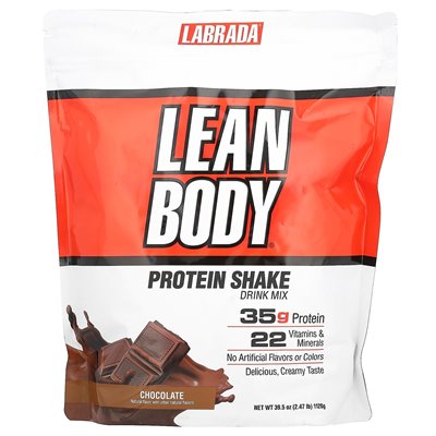 Labrada Nutrition, Lean Body, Protein Shake Drink Mix, Chocolate, 2.47 lbs (1120 g)