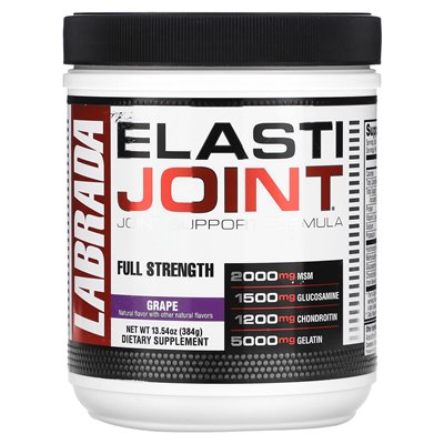 Labrada Nutrition, ElastiJoint, Gelenkunterstützungsformel, Traubengeschmack, 13,54 oz (384 g) Labrada Nutrition, ElastiJoint, Gelenkunterstützungsformel, Traubengeschmack, 13,54 oz (384 g)