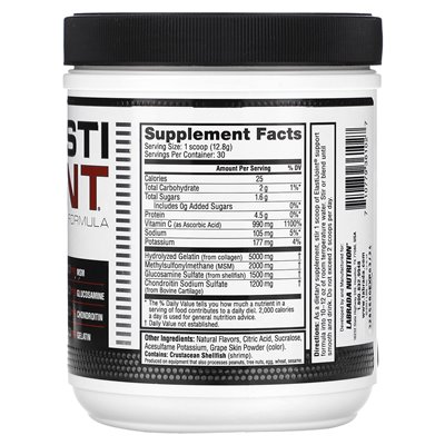 Labrada Nutrition, ElastiJoint, Gelenkunterstützungsformel, Traubengeschmack, 13,54 oz (384 g) Labrada Nutrition, ElastiJoint, Gelenkunterstützungsformel, Traubengeschmack, 13,54 oz (384 g)