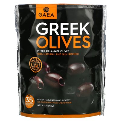 Gaea, Greek Olives, Kalamata Olives, 5.3 oz (150 g) Gaea, Greek Olives, Kalamata Olives, 5.3 oz (150 g)