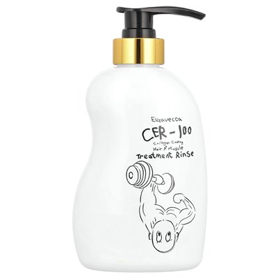 Elizavecca, powłoka kolagenowa CER-100 Hair A+ Traktowanie mięśni Płukanie, 16,9 Fl Oz (500 ml)