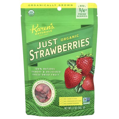 Karen's Naturals, Bio-Erdbeeren, 1,2 oz (34 g)
