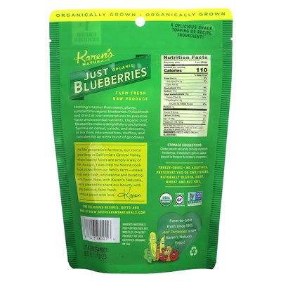 Karen's Naturals, Organic Berries, Dried Fruit with Letters, 2 oz (56 g)