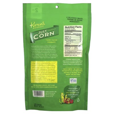 Karen's Naturals, Premium gefriergetrocknetes Gemüse, nur Mais, 8 oz (224 g)