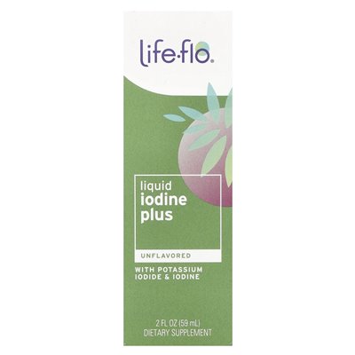 Life-Flo, Liquid Iodine Plus, with Potassium Iodide and Iodine, Unchanged, 2 fl oz (59 ml)