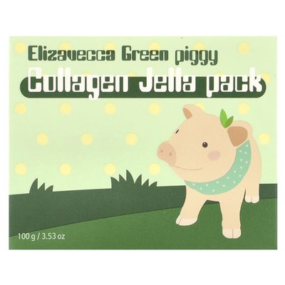 Elizavecca, Green Piggy, Collagen Jelly, 3.53 oz (100 g)
