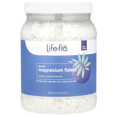 Life-Flo, czyste płatki magnezu, super skoncentrowane, 2,75 funta (44 uncje) Life-Flo, czyste płatki magnezu, super skoncentrowane, 2,75 funta (44 uncje)