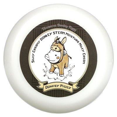 Elizavecca, Donkey Piggy, Seidig-cremiges Eselpaar, Feuchtigkeitsspendende Milchcreme, 100 g (3,53 oz.)