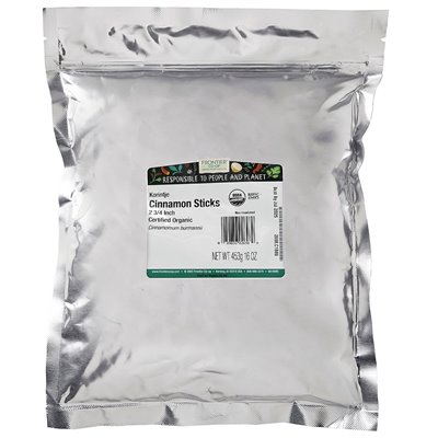 Frontier Co-op, Bio-Korintje-Zimtstangen 2 3/4 Zoll, 16 oz (453 g)