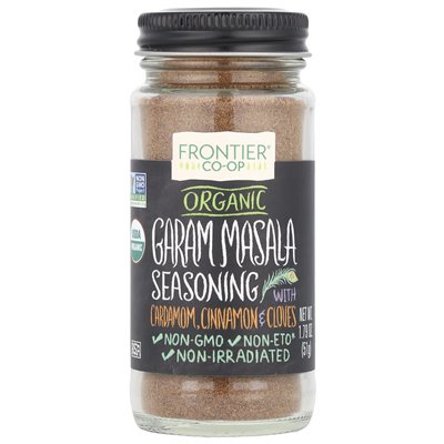 Frontier Co-Op, Ekologiczna przyprawa Garam Masala z kardamonem, Cinnamon & Cloves, 1,79 uncji (51 g) Frontier Co-Op, Ekologiczna przyprawa Garam Masala z kardamonem, Cinnamon & Cloves, 1,79 uncji (51 g)