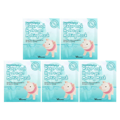 Elizavecca, Milky Piggy, Hydro-Gel-Schmelzmaske im Wasser, 5 Masken, 1,06 oz (30 g)