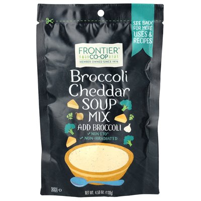 Frontier Co-Op, Brokkoli-Cheddar-Suppenmischung, 4,59 oz (130 g)