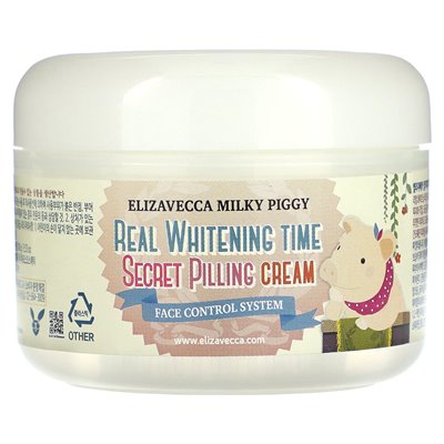 Elizavecca, Mleczna Piggy, Secret Pilling Cream, System Control, 3,53 uncji (100 g)