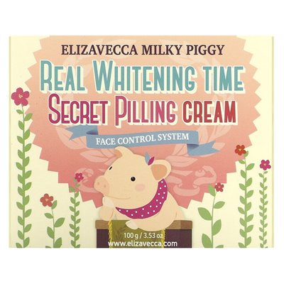 Elizavecca, Mleczna Piggy, Secret Pilling Cream, System Control, 3,53 uncji (100 g)