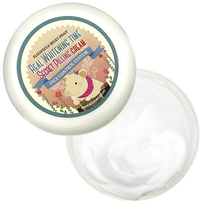 Elizavecca, Mleczna Piggy, Secret Pilling Cream, System Control, 3,53 uncji (100 g)