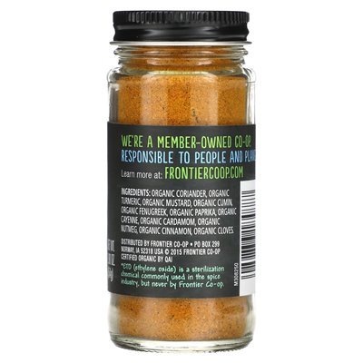 Frontier Co-op, Organic Curry Powder with Coriander, Turmeric and Mustard, 1.90 oz (54 g)