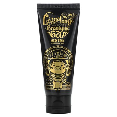 Elizavecca, Milky Piggy, Hellish Longolongo Gronique Gold Beauty Mask Pack, Schönheitsmaskenpaket mit Gold, 100 ml (3,38 Fl Oz)