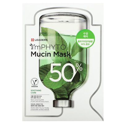 Leaders, Imphyto Mucyn Beauty Mask, 10 sheets, 0.84 fl oz (25 ml)