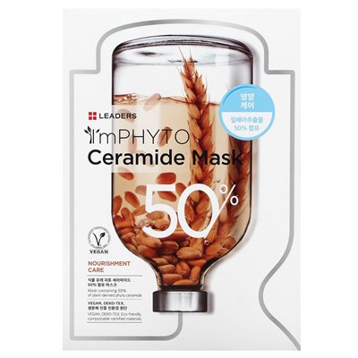 Liderzy, Imphyto Ceramid Beauty Mask, 10 arkuszy, 0,84 fl oz, (25 ml) Liderzy, Imphyto Ceramid Beauty Mask, 10 arkuszy, 0,84 fl oz, (25 ml)