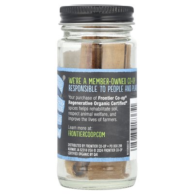 Frontier Co-op, organiczne cynamonowe patyczki, 0,6 uncji (17 g)