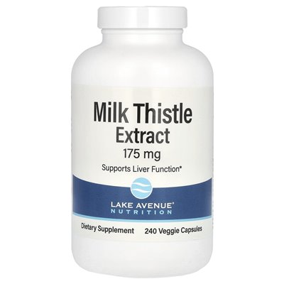 Lake Avenue Nutrition, Thistle Extract, 175mg, 240 Vegetarian Capsules