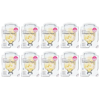 Leaders, Imphyto Collagen Beauty Mask, 10 sheets, 0.84 fl oz (25 ml)