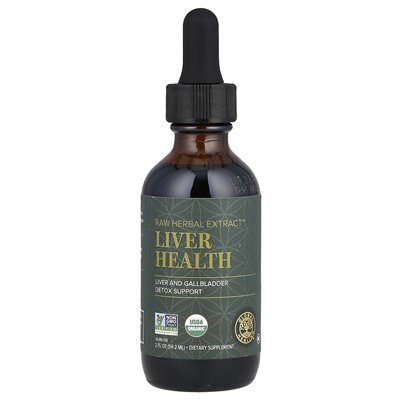 Globalne leczenie, surowy ekstrakt ziołowy, zdrowie wątroby, 2 fl oz (59,2 ml)