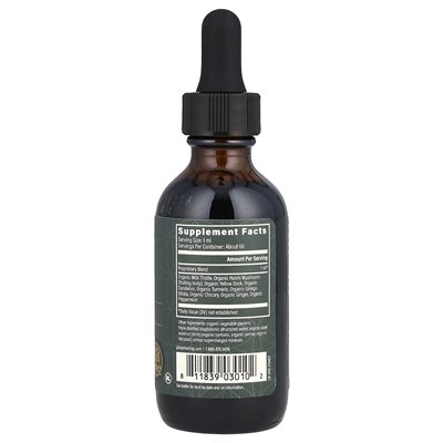 Globalne leczenie, surowy ekstrakt ziołowy, zdrowie wątroby, 2 fl oz (59,2 ml)