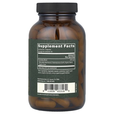 Global Healing, Paratrex® I, celowane czyszczenie, 120 kapsułek
