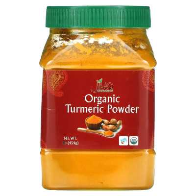 Jiva Organics, Organic Turkumeric Powder, 1 funt (454 g)