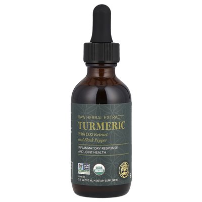 Globalne leczenie, surowy ekstrakt ziołowy, kurkuma, 2 fl oz (59,2 ml)