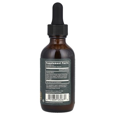 Globalne leczenie, surowy ekstrakt ziołowy, kurkuma, 2 fl oz (59,2 ml)