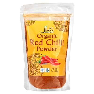 Jiva Organics, Organic Red Chilli Powder, 7oz (200g)