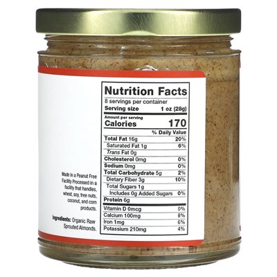 Jiva Organics, Raw Sprouted Migond Masher, Creamy - Insalted, 8 uncji (228 g) Jiva Organics, Raw Sprouted Migond Masher, Creamy - Insalted, 8 uncji (228 g)