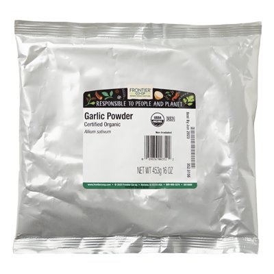 Frontier Co-Op, Organic Garlic Powder, 16 oz (453 g) Frontier Co-Op, Organic Garlic Powder, 16 oz (453 g)