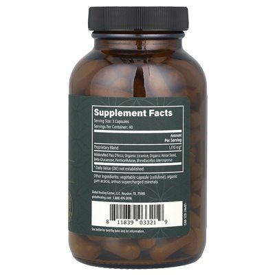 Global Healing, Candida Balance, 120 kapsułek