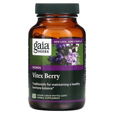Gaia Herbs, Vitex Berry for Women, 120 wegańskich płynnych fito-caps
