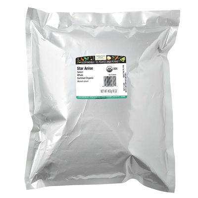 Frontier Co-Op, Bio-Sternanis, ausgewählt, 16 oz (453 g) Frontier Co-Op, Bio-Sternanis, ausgewählt, 16 oz (453 g)