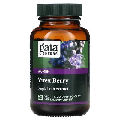 Gaia Herbs, Vitex-Beere für Frauen, 60 vegane flüssige Phyto-Kapseln
