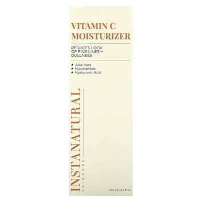 Instanatural, Vitamin C Moisturizer, 3.4 fl oz (100 ml)