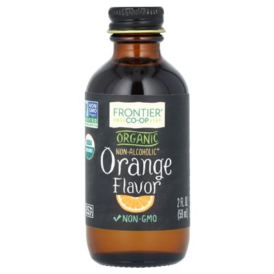 Frontier Co-op, organiczny smak pomarańczowy, nie alkoholowy, 2 fl oz (59 ml)