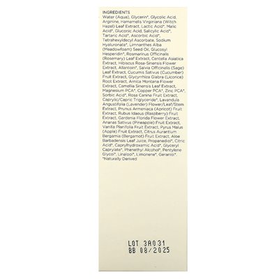 Instanatural, 7% Glycolic AHA Toner, 4 fl oz (120 ml)