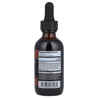 Globalne leczenie, surowy ekstrakt ziołowy, zdrowie żył, 2 fl oz (59,2 ml)