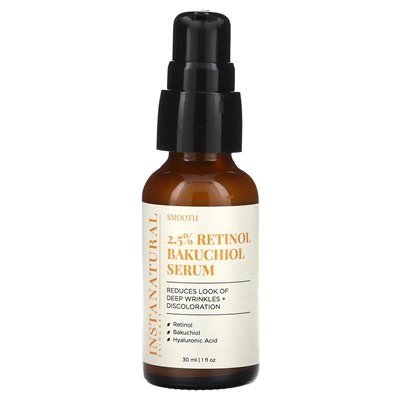 Instanatural, 2,5 % Retinol-Bakuchiol-Serum, 1 Fl Oz (30 ml)