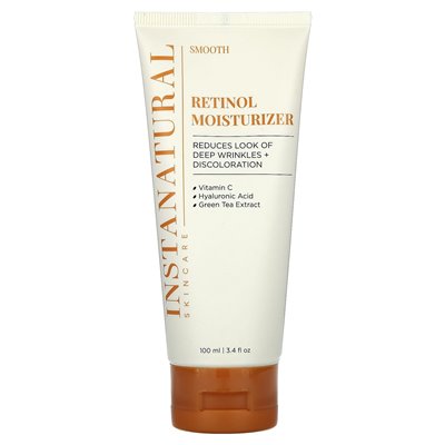 Instanatural, retinol krem ​​nawilżający, 3,4 fl oz (100 ml)