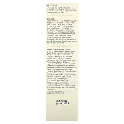Instanatural, retinol krem ​​nawilżający, 3,4 fl oz (100 ml)